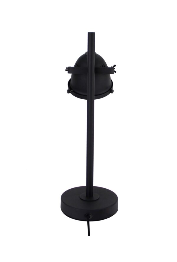 Nero tafellamp - 1 lichts - 11 cm - zwart met glas