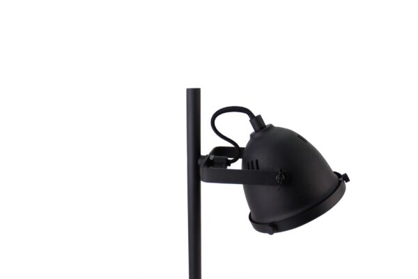 Nero tafellamp - 1 lichts - 11 cm - zwart met glas