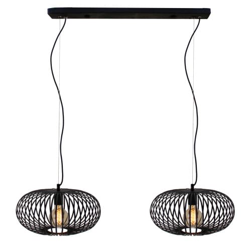 Curvato hanglamp - 2 lichts - Ø40cm