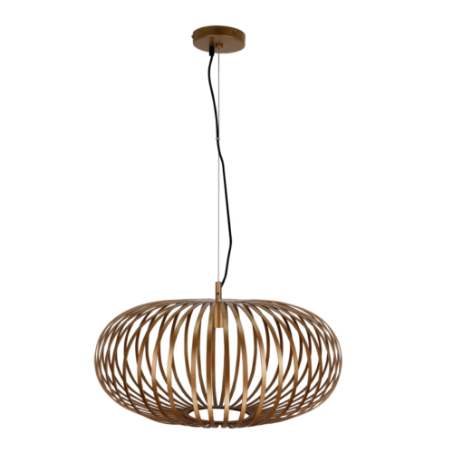 Curvato Hanglamp - 1 Lichts - Ø60cm - Goud