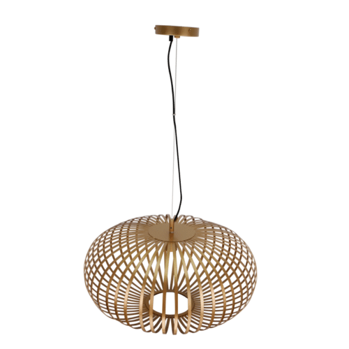 Curvato Hanglamp - 1 Lichts - Ø60cm - Goud