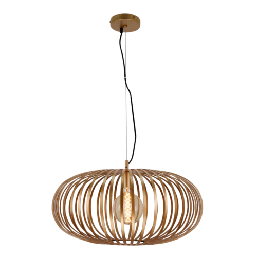 Curvato Hanglamp - 1 Lichts - Ø60cm - Goud