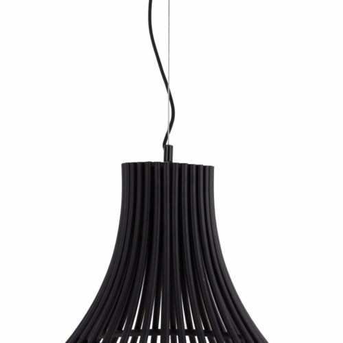 Grote Chericoni Goccia Ø60 cm hanglamp in zwart metaal. Stoer design, geschikt voor E27 lichtbron.