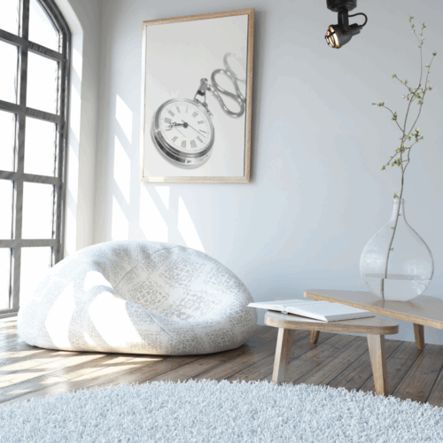 Stoere 1-lichts plafondspot van Chericoni. Zwart metaal en GU10 fitting voor gericht licht.