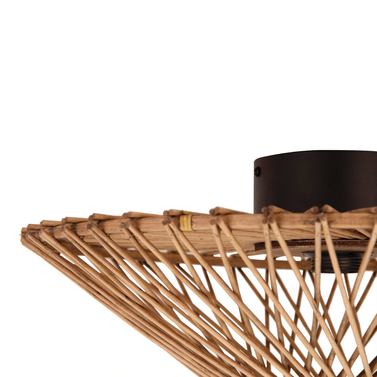 Chericoni Nature Trapeze Ceiling Lamp 40 cm - Black - E27