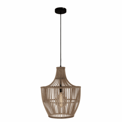 Natuurlijke hanglamp met trapezevorm – Chericoni Nature – geschikt voor E27