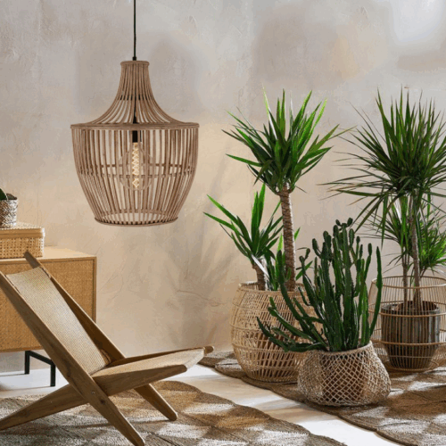 Chericoni Nature Trapeze Hanglamp – Ø40 cm – duurzaam bamboe design