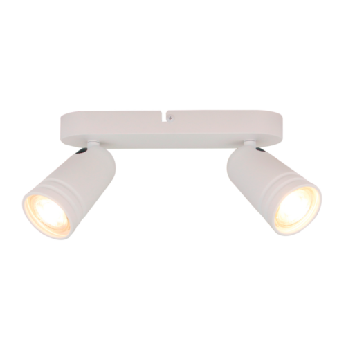 Chericoni Spero witte spotlamp met 2 lichtpunten en een modern design