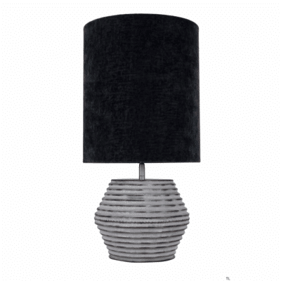 Modena Tafellamp - 1 lichts - Ø 30 cm - Zilver / Grijs