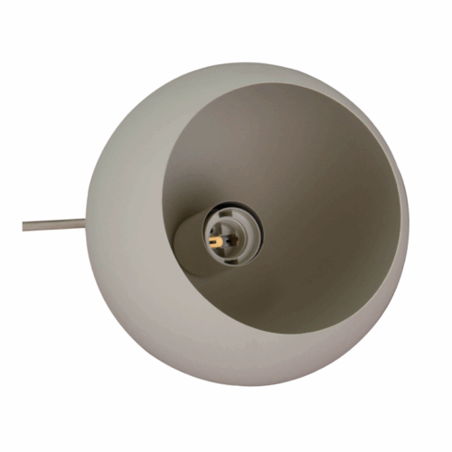 Modern design in zachte tinten: Occhio cream tafellamp Ø25 cm is dé sfeermaker van je interieur.
