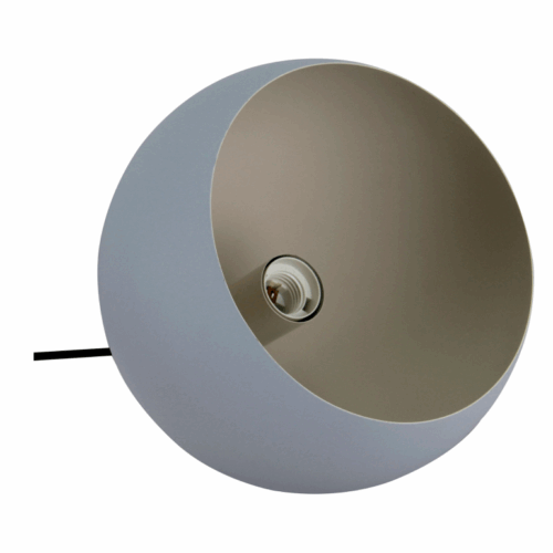 Voeg een stoere touch toe met de Occhio tafellamp Ø25 cm in grijs. Gemaakt van metaal voor een moderne look.