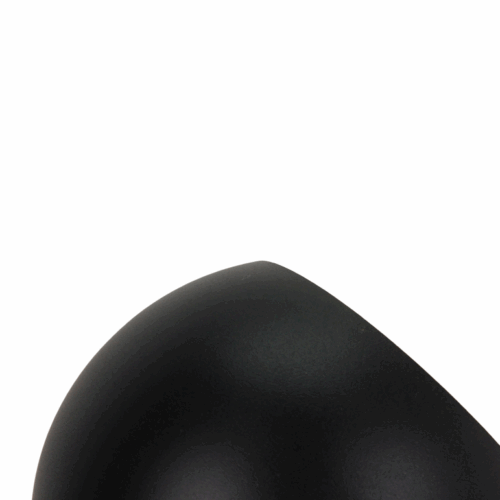 Occhio tafellamp Ø25 cm zwart: strak Italiaans design, Nederlandse kwaliteit. Gemaakt van stevig ijzer en metaal.
