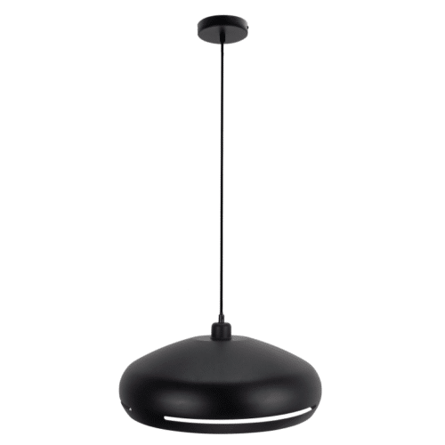 Luxe hanglamp Chericoni Striscia Ø 45 cm, met een zwart-gouden design en E27 fitting, ideaal voor elke moderne ruimte