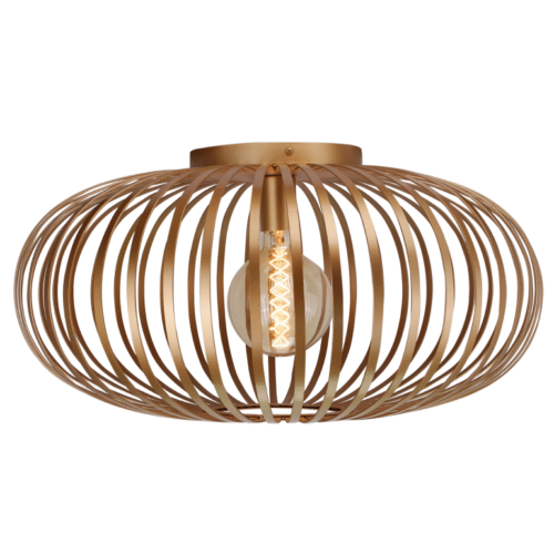 Curvato Plafondlamp - 1 lichts - Ø 60cm - Goud