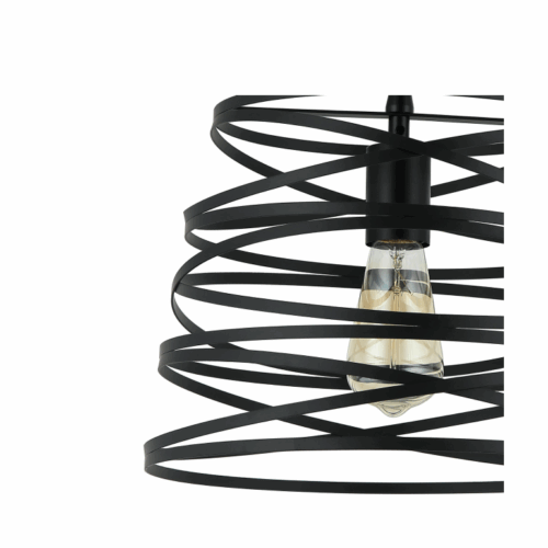 De Asti hanglamp van Chericoni (Ø35 cm) is een modern statement van zwart metaal met E27 fitting – strak en stijlvol.