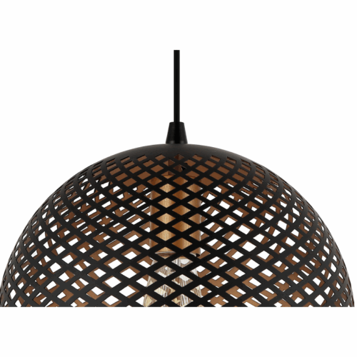 De Lodi hanglamp (Ø30 cm) van Chericoni in zwart ijzer & metaal geeft een stoere, industriële touch aan je interieur.