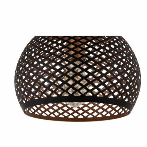 Met zijn robuuste zwarte afwerking is de Lodi hanglamp (Ø30 cm) dé eyecatcher boven je eettafel of kookeiland.