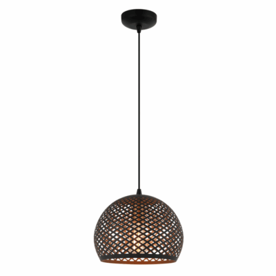 Chericoni Lodi hanglamp in zwart metaal (Ø30 cm): strak design, krachtig materiaal en perfecte sfeermaker in elke kamer.