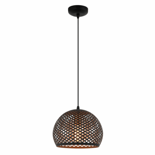 Chericoni Lodi hanglamp in zwart metaal (Ø30 cm): strak design, krachtig materiaal en perfecte sfeermaker in elke kamer.