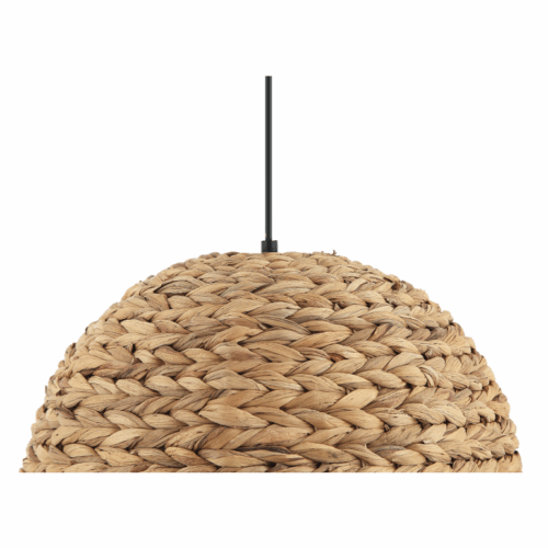 Hanglamp Nature Treccia (Ø40 cm) in bruin bamboe straalt rust uit. Creëer een warme, organische sfeer in je woonkamer, hal of eetruimte!