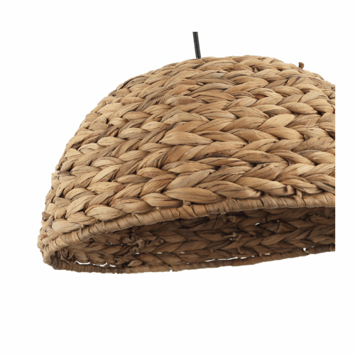 De Nature Treccia hanglamp in bruin bamboe voegt karakter toe aan je ruimte. Gemaakt van duurzaam materiaal voor een warme lichtsfeer!