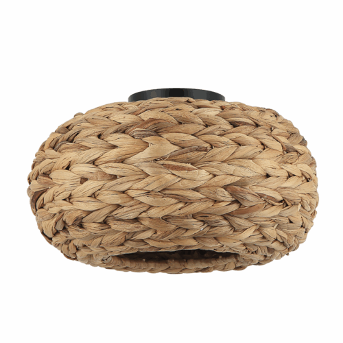 Gemaakt van natuurlijk bamboe zorgt deze Treccia plafondlamp (Ø35 cm) voor sfeer, karakter en een prachtig lichtspel in elke ruimte.