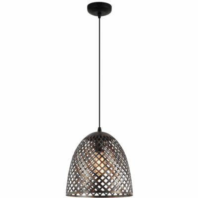Pavia hanglamp van Chericoni (Ø30 cm) in zwart metaal – ideaal voor boven de eettafel, in de keuken of hal.