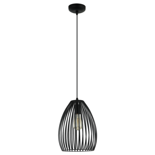 Rho hanglamp van Chericoni, Ø26,5 cm, in zwart met E27 fitting, ideaal voor een stijlvolle verlichting.