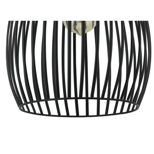 Stijlvolle zwarte Chericoni Rho hanglamp, Ø26,5 cm, 1 lichts met E27 fitting, ideaal voor een luxe interieur.