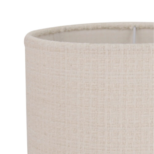 Chericoni Lagos tafellamp van 43 cm hoog in zwart of taupe met een diameter van 18 cm. Voorzien van een E27 fitting, geschikt voor moderne en klassieke interieurs.
