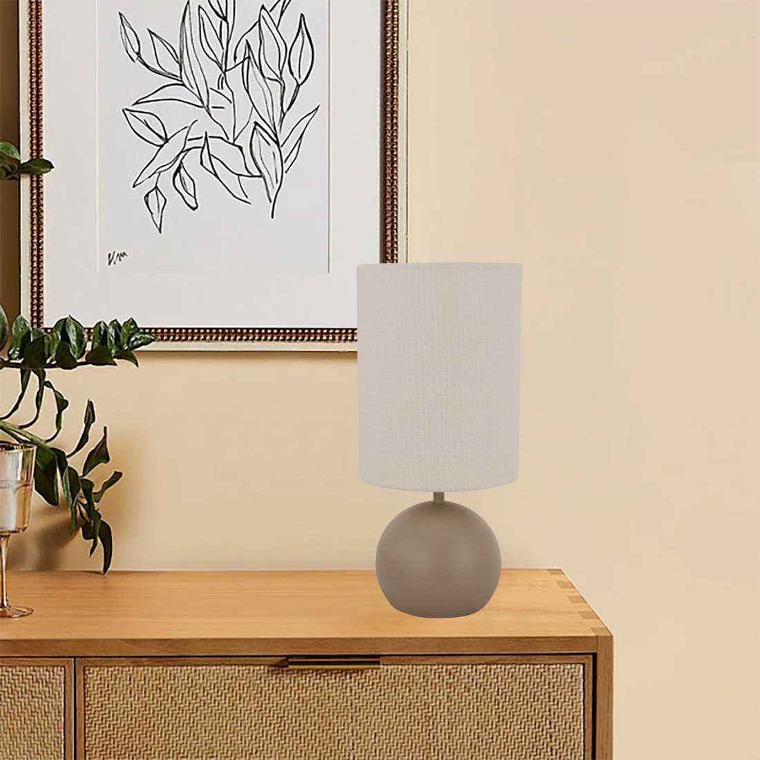 HKLIVING Eettafel Pillar Cream
