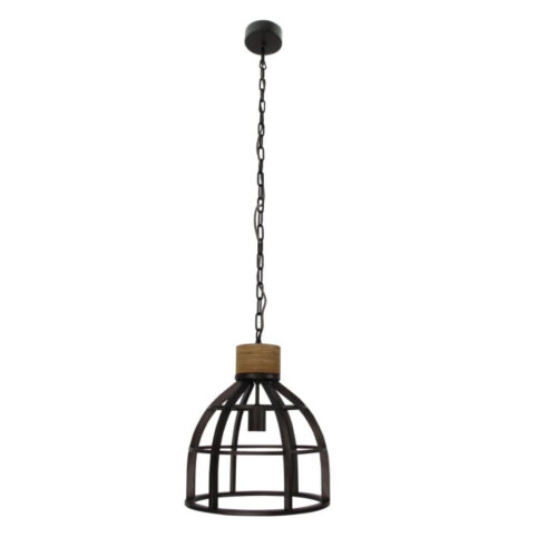 Chericoni Aperto hanglamp – Ø34 cm – 1-lichts – zwart – E27 fitting – modern design