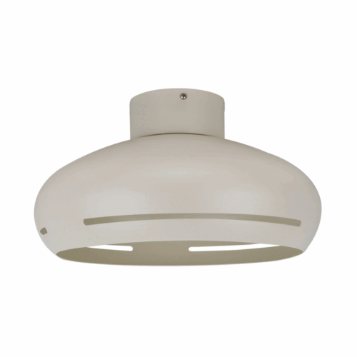 Chericoni Striscia – compacte plafondlamp Ø35 cm – wit metaal – 1 lichts