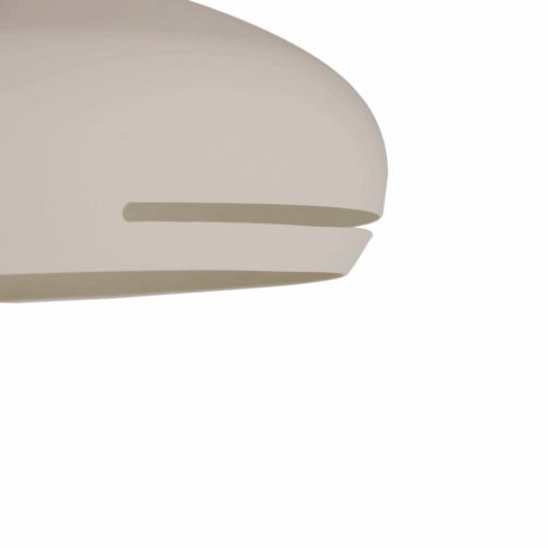 Striscia plafondlamp – wit – Ø35 cm – 1 lichts – metalen constructie