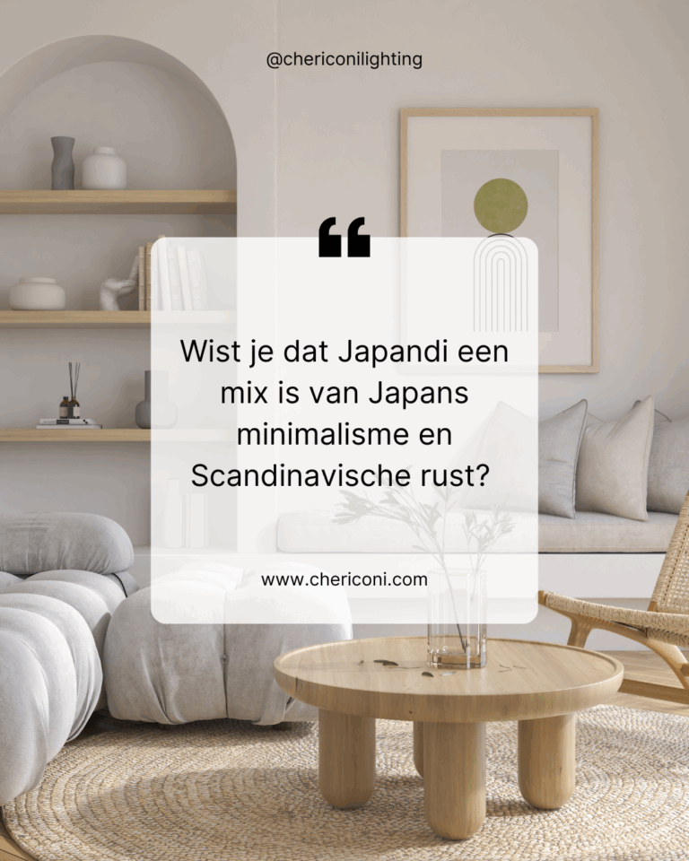 Ontdek wat Japandi stijl is en welke Japandi verlichting hierbij past.