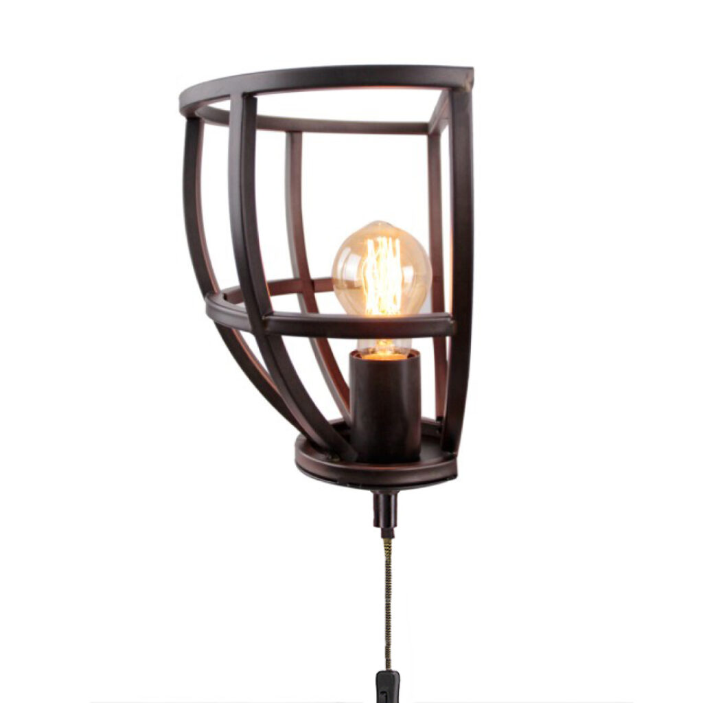 Chericoni Aperto wandlamp zwart als sfeerverlichting aan de muur