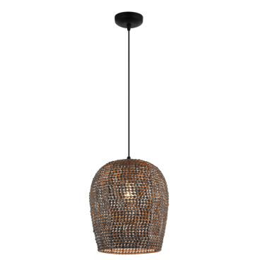 Chericoni Bilancia hanglamp, 1-lichts, zwart, Ø32 cm, gemaakt van duurzaam ijzer en metaal.