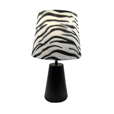 Compacte zebra tafellamp van Various met stijlvolle lampenkap