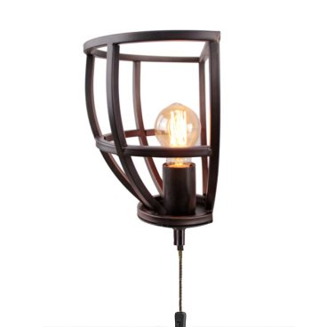 Chericoni Aperto wandlamp zwart als sfeerverlichting aan de muur