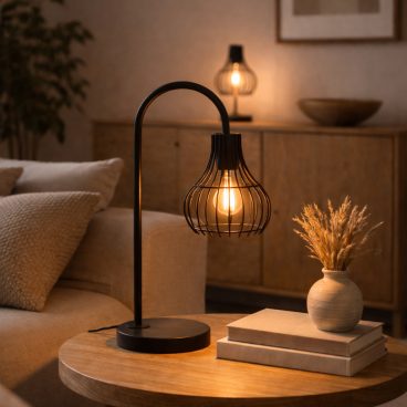 Chericoni Goccia Tafellamp - 1 lichts - Zwart - Metalen Kooilamp T-5424 6 (7)