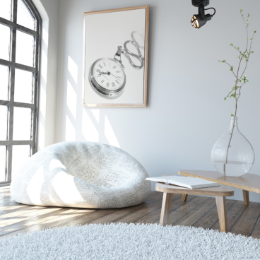 Stoere 1-lichts plafondspot van Chericoni. Zwart metaal en GU10 fitting voor gericht licht.