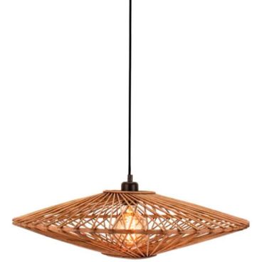 Ruime Chericoni Nature Capello hanglamp, Ø60 cm, natuurdesign, 1 lichtpunt, voor sfeervol licht.