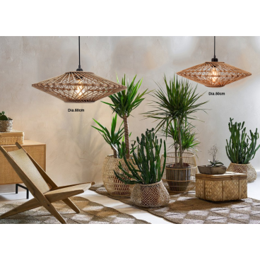 Chericoni Nature Capello hanglamp, Ø50 cm, 1-lichts, natuurlijke uitstraling voor elke ruimte.