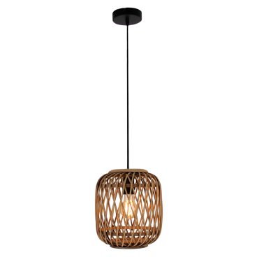 Detailfoto van de diagonale vlechtstructuur van de Chericoni Nature Diagonaal hanglamp