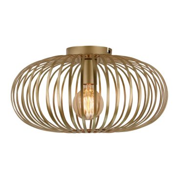 Curvato plafondlamp goud