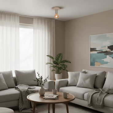 Chericoni Colorato plafondlamp – 1 lichts – grijs – modern design