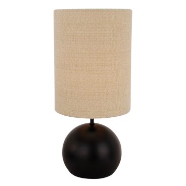 Tafellamp Porto met E27-fitting en stijlvol design – past perfect op een nachtkastje.