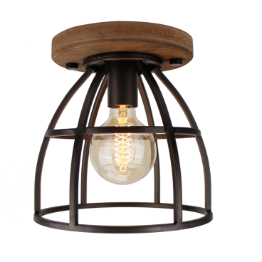 Chericoni Aperto Plafondlamp - Ø25 cm H25 cm - Zwart - 100190007 - hoofdfoto