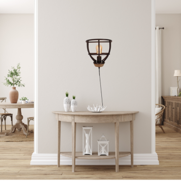 Chericoni Aperto Wandlamp - Ø25 cm H24 cm - Zwart - 200200007 - sfeerfoto