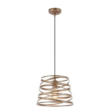 De gouden hanglamp Asti voegt een moderne flair toe aan je interieur. Perfect voor boven de eettafel of in de woonkamer.